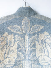 Load image into Gallery viewer, One-of-a-Kind: Orr Health Blue Wool Blanket Flora Jacket (M)
