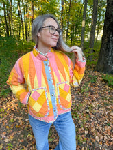 Load image into Gallery viewer, One-of-a-Kind: Sunburst Flora Jacket (S)
