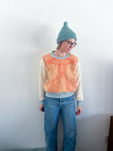 Load image into Gallery viewer, One-of-a-Kind: Vintage Orr Health Wool Blanket French Terry Pullover (M)
