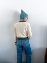 Load image into Gallery viewer, One-of-a-Kind: Half Square Triangle French Terry Pullover (S)
