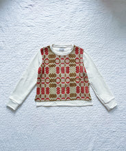 Load image into Gallery viewer, One-of-a-Kind: Coverlet Split Hem French Terry Pullover (M)
