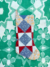 Load image into Gallery viewer, One-of-a-Kind: Ohio Star Quilt Stocking #1
