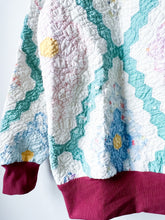 Load image into Gallery viewer, One-of-a-Kind: Grandmother&#39;s Flower Garden Pullover (XL)
