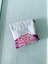 Load image into Gallery viewer, One-of-a-Kind: Ocean Waves/floral tablecloth Pinch Pocket
