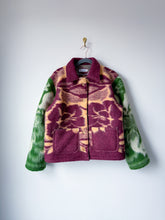 Load image into Gallery viewer, One-of-a-Kind: Colorblock Floral Blanket Field Jacket (M)
