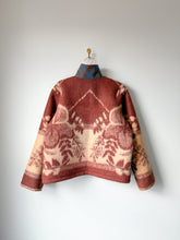 Load image into Gallery viewer, One-of-a-Kind: Chocolate Floral Blanket Field Jacket (L)
