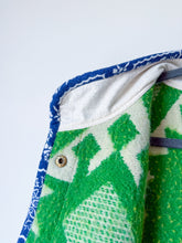 Load image into Gallery viewer, One-of-a-Kind: Geometric Ukrainian Blanket Flora Jacket (L)

