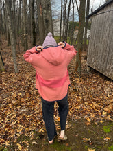 Load image into Gallery viewer, One-of-a-Kind: Hudson Bay Wool Blanket Hooded Flora Jacket (L)
