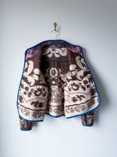 Load image into Gallery viewer, One-of-a-Kind: Folk Art Floral Ukrainian Blanket Flora Jacket (S)
