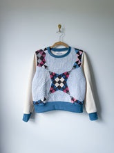 Load image into Gallery viewer, One-of-a-Kind: Pine Burr Nine Patch French Terry Pullover (M)
