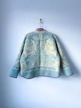 Load image into Gallery viewer, One-of-a-Kind: Golden Dawn Wool Blanket Flora Jacket (L)
