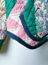 Load image into Gallery viewer, One-of-a-Kind: Ocean Waves Flora Jacket (S)

