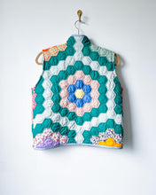 Load image into Gallery viewer, One-of-a-Kind: Grandmother&#39;s Flower Garden Vest #1
