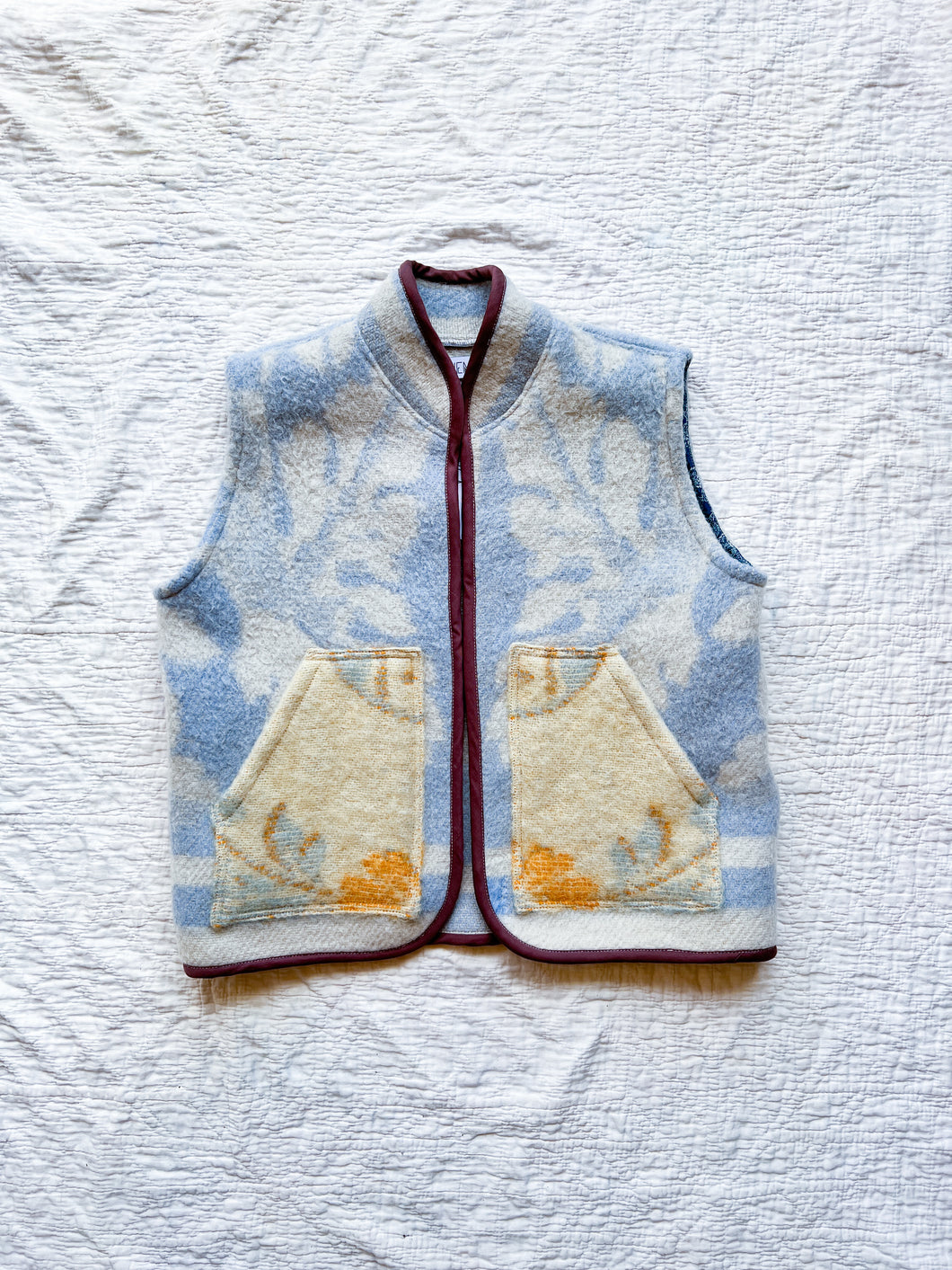 One-of-a-Kind: Orr Health Wool Blanket Colorblock Vest