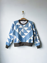 Load image into Gallery viewer, One-of-a-Kind: Flying Geese Quilt Pullover (M)
