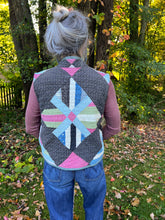 Load image into Gallery viewer, One-of-a-Kind: Broken Arrows Quilt Vest (XS-M)
