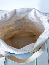Load image into Gallery viewer, One-of-a-Kind: Eight Point Star Project Bag (with detachable strap)

