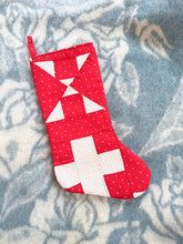 Load image into Gallery viewer, One-of-a-Kind: Chimney Sweep Quilt Stocking #1
