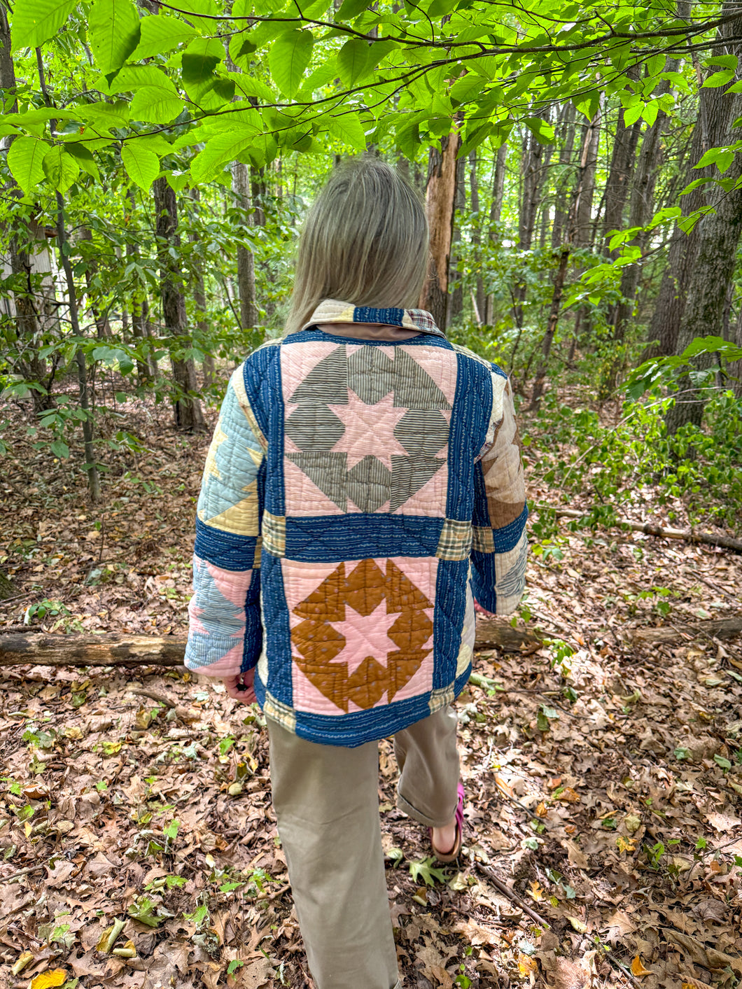 One-of-a-Kind: Goshen Star Lined Chore Coat (L)