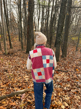 Load image into Gallery viewer, One-of-a-Kind: Nine Patch Quilt Vest (L/XL)
