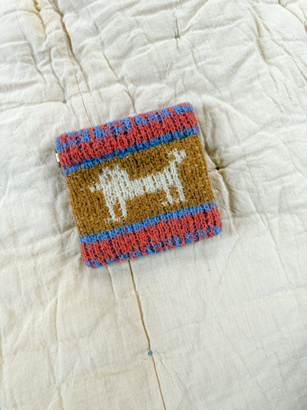 One-of-a-Kind: Knit Alpaca Pinch Pocket