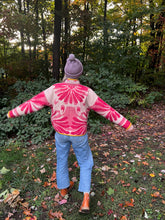 Load image into Gallery viewer, One-of-a-Kind: Vintage Ukrainian Floral Blanket Flora Jacket (S)
