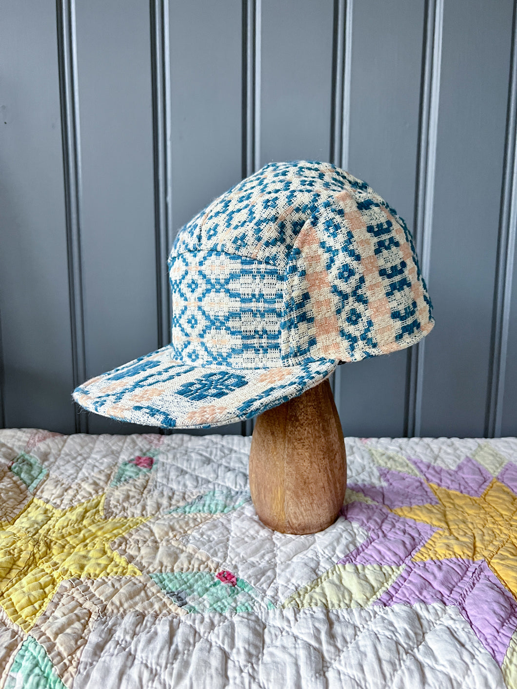 One-of-a-Kind: Coverlet 5 Panel Hat #3 (Large)