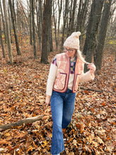 Load image into Gallery viewer, One-of-a-Kind: Vintage Golden Dawn Wool Blanket Vest #1 (XS-M)
