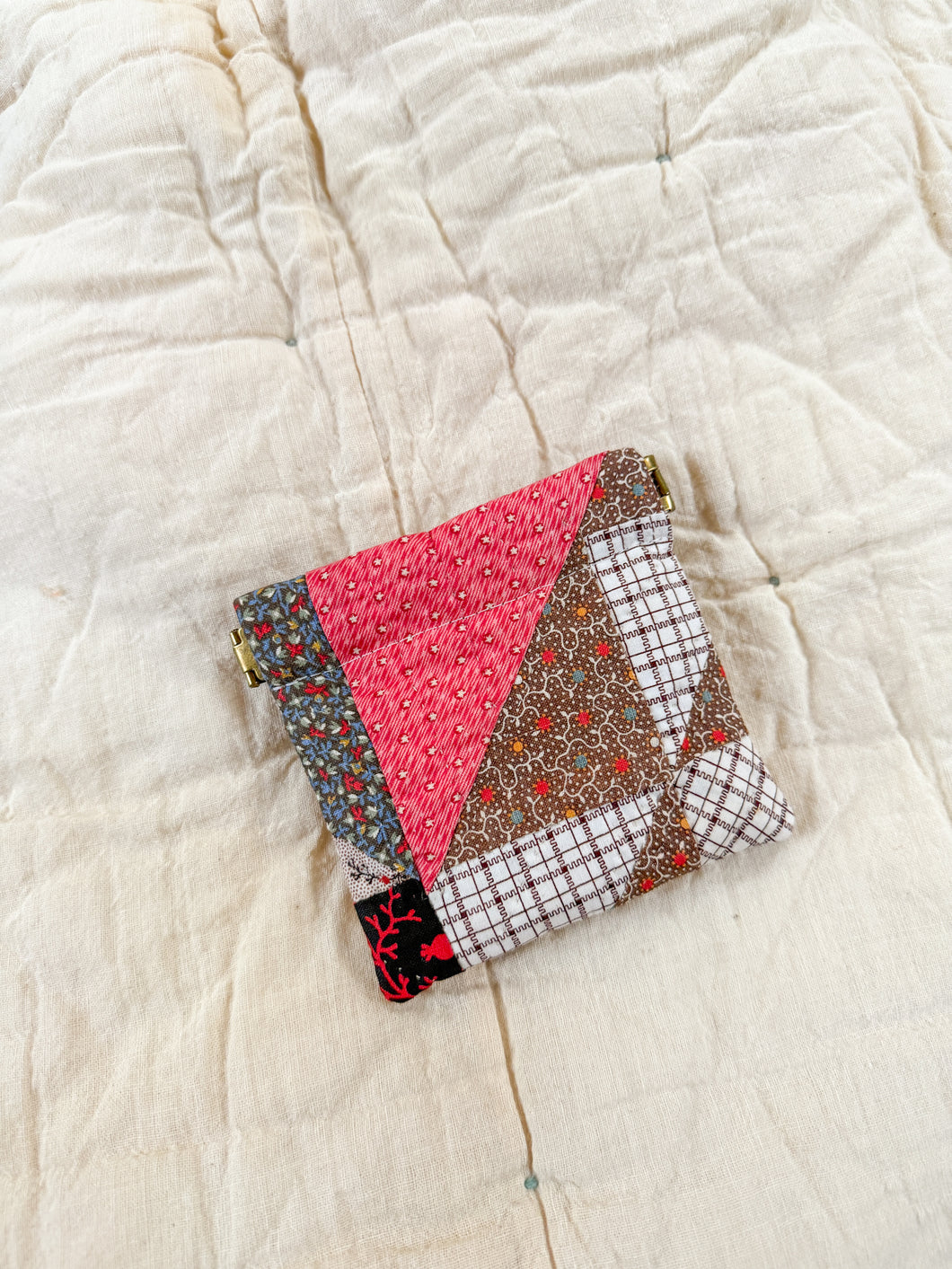 One-of-a-Kind: 1800s Ocean Waves Pinch Pocket