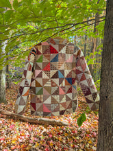 Load image into Gallery viewer, One-of-a-Kind: Autumn Pinwheel Chore Coat (M)

