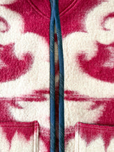 Load image into Gallery viewer, One-of-a-Kind: Burgundy Floral Ukrainian Blanket Vest (XS-M) #2
