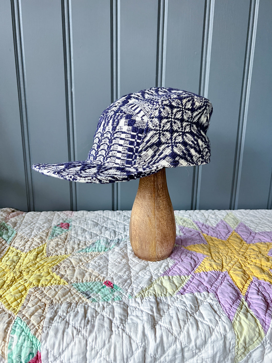 One-of-a-Kind: Coverlet 5 Panel Hat #4 (Large)