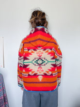 Load image into Gallery viewer, One-of-a-Kind: Deadstock Southwestern Blanket Hooded Flora Jacket (M)
