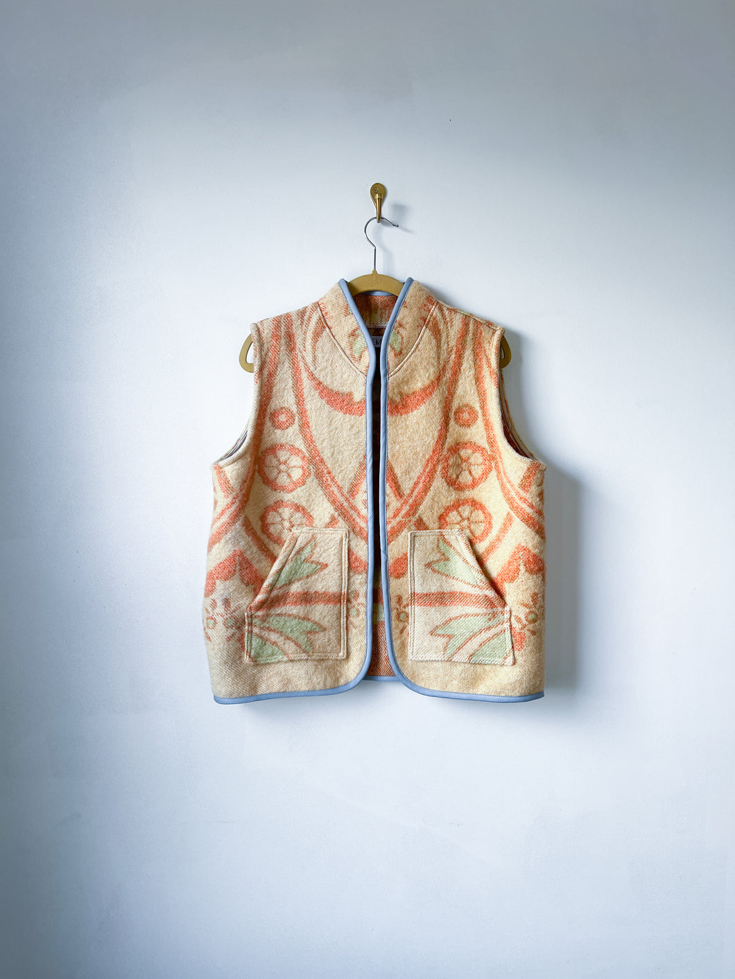 One-of-a-Kind: Orr Health Vintage Wool Blanket Vest (L/XL)