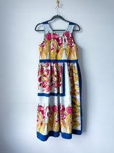 Load image into Gallery viewer, One-of-a-Kind: Vintage Tulip Tablecloth Turnaround Dress (S/M)

