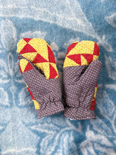 Load image into Gallery viewer, One-of-a-Kind: Union Square Quilt Mittens (L)
