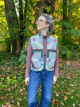 Load image into Gallery viewer, One-of-a-Kind: Broken Arrows Quilt Vest (XS-M)
