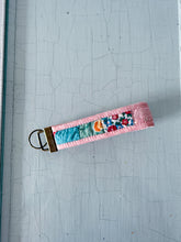 Load image into Gallery viewer, One-of-a-Kind: Pinks and Florals Key Fob
