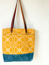 Load image into Gallery viewer, One-of-a-Kind: Canary Coverlet Tote Bag

