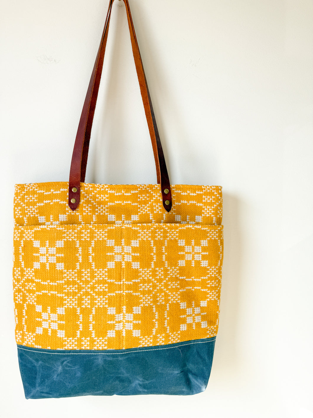 One-of-a-Kind: Canary Coverlet Tote Bag