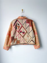 Load image into Gallery viewer, One-of-a-Kind: Golden Dawn Wool and Kilim Rug Field Jacket (S)
