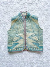 Load image into Gallery viewer, One-of-a-Kind: Geometric Van Wyk Health Wool Blanket Vest
