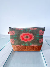 Load image into Gallery viewer, One-of-a-Kind: Floral Wool Zip Pouch

