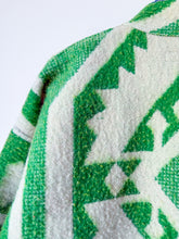 Load image into Gallery viewer, One-of-a-Kind: Geometric Ukrainian Blanket Flora Jacket (L)
