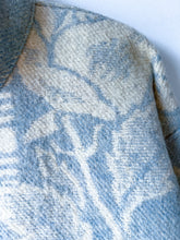 Load image into Gallery viewer, One-of-a-Kind: Orr Health Blue Wool Blanket Flora Jacket (M)
