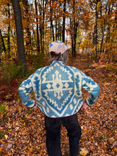 Load image into Gallery viewer, One-of-a-Kind: Ukrainian Geometric Blanket Flora Jacket (S)
