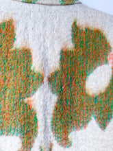 Load image into Gallery viewer, One-of-a-Kind: Orange and Green Floral Ukrainian Blanket Flora Jacket (S)
