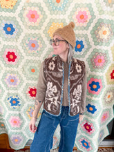 Load image into Gallery viewer, One-of-a-Kind: Folk Art Ukrainian Blanket Vest (XS-M)
