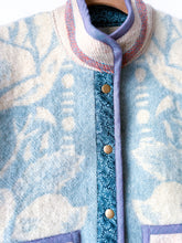 Load image into Gallery viewer, One-of-a-Kind: Golden Dawn Wool Blanket Flora Jacket (L)

