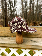 Load image into Gallery viewer, One-of-a-Kind: Antique Coverlet 5 Panel Hat
